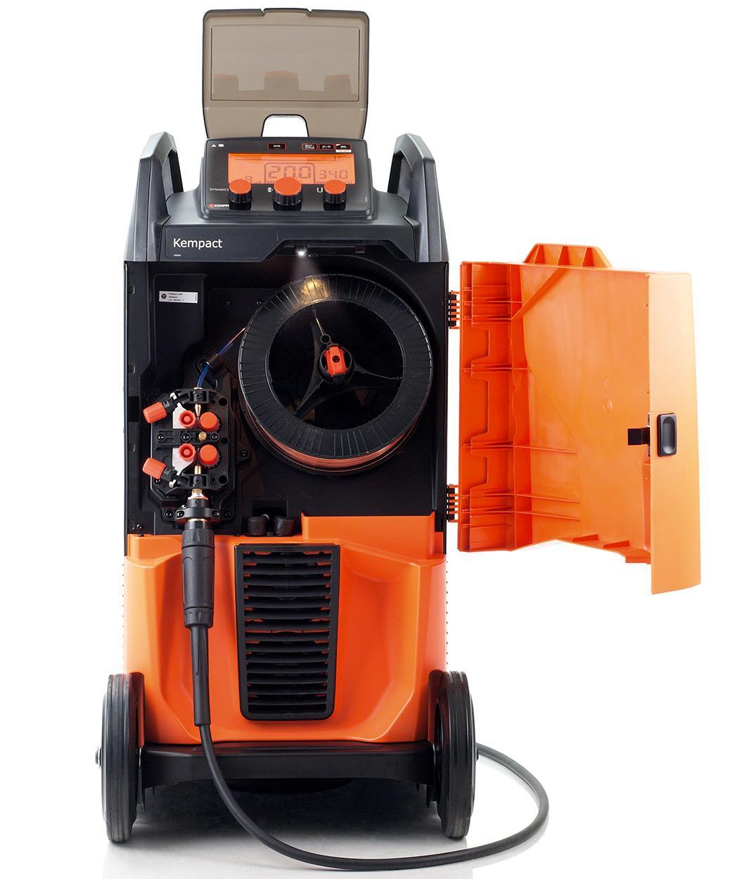 P2208GXE  Kemppi Kempact RA 253R, 250A 3 Phase 400v Mig Welder, with Flexlite GXe 305G 5m Torch